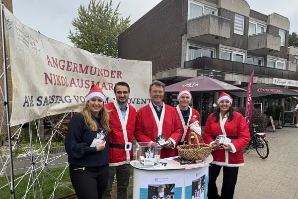 Angermunder spenden für ihren Nikolausmarkt