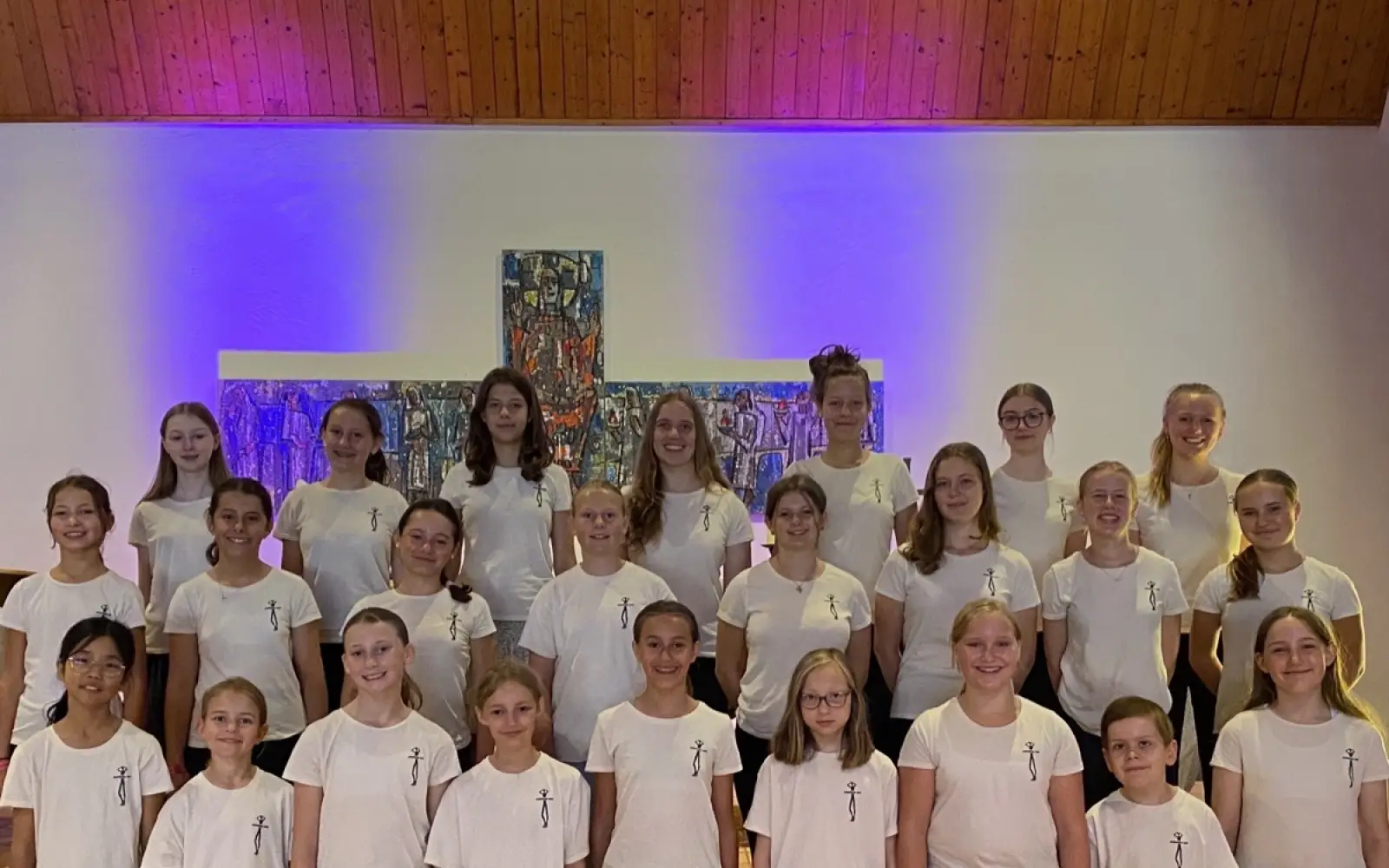 29 Kinder und Jugendliche des Kinder- und Jugendchors St. Remigius gestalten am Sonntag, 12. Juli, das Konzert „Sonne, Mond und Sterne“ in der Wittlaerer Kirche. Foto: privat