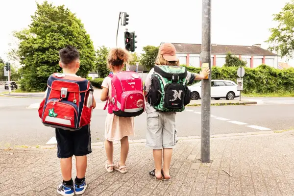 Kinder sollten den Schulweg noch in den Ferien üben
