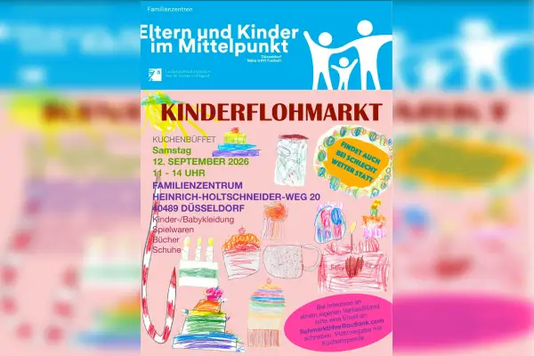 Kinderflohmarkt mit Kuchenbüffet in Wittlaer