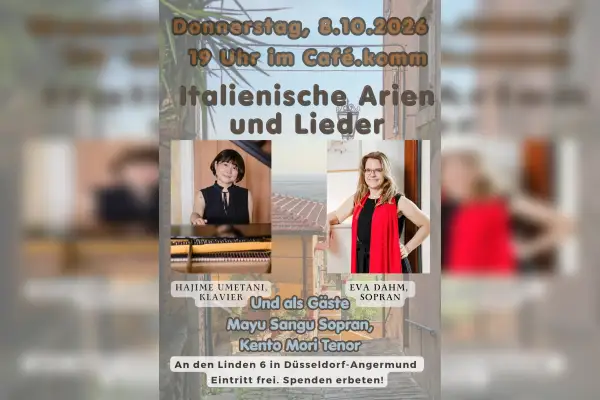 Italienische Arien und Lieder im Café.komm