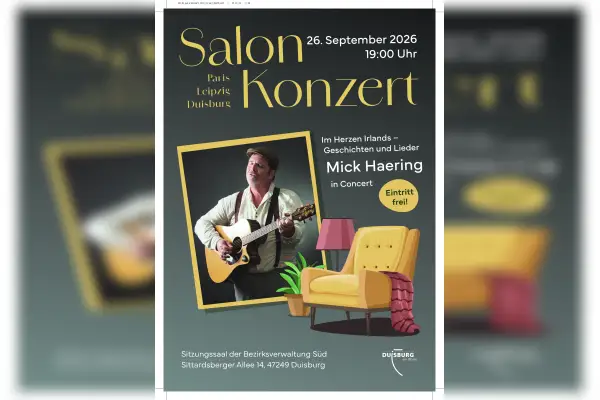 Salonkonzert mit Mick Haering im Bezirksamt Süd