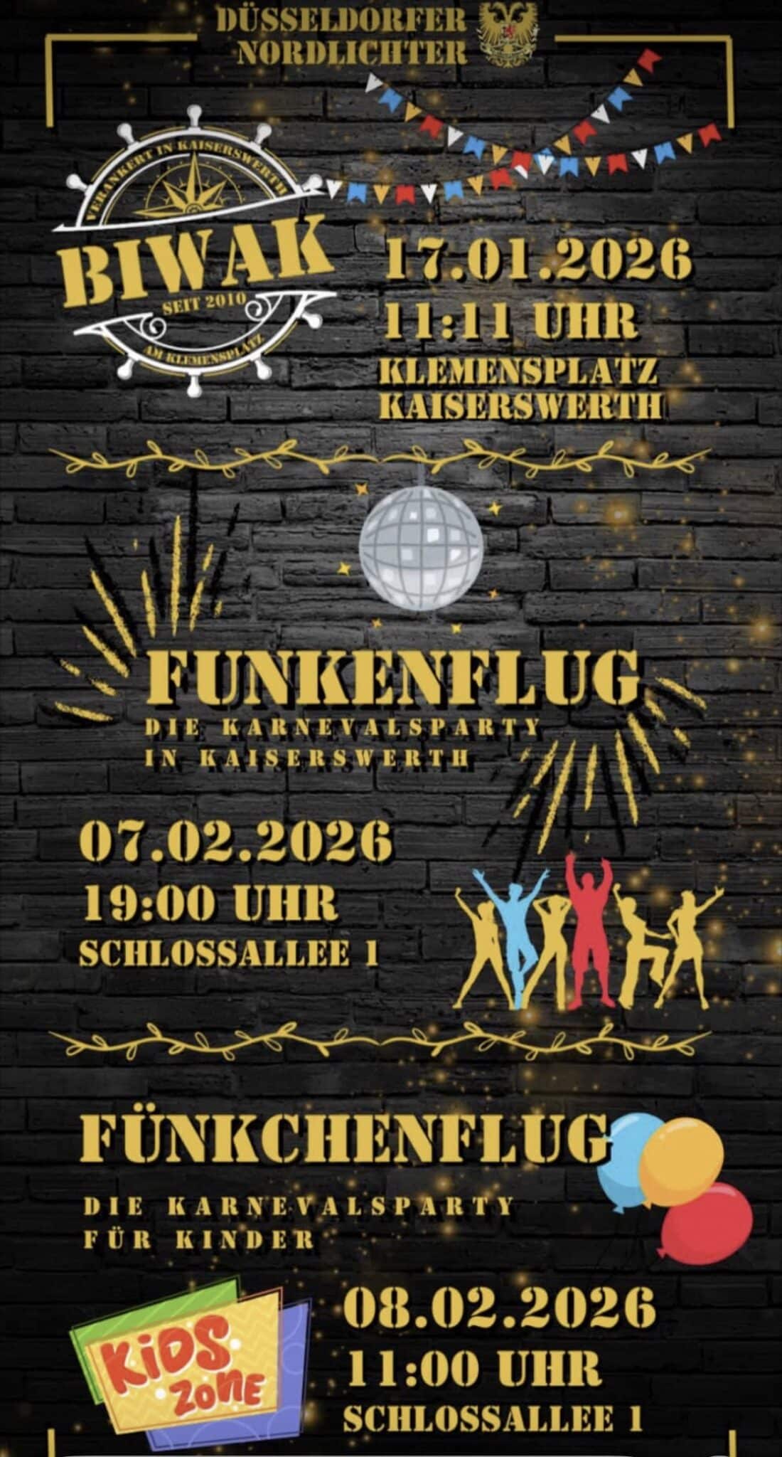 Funkenflug – Die Karnevalsparty in Kaiserswerth