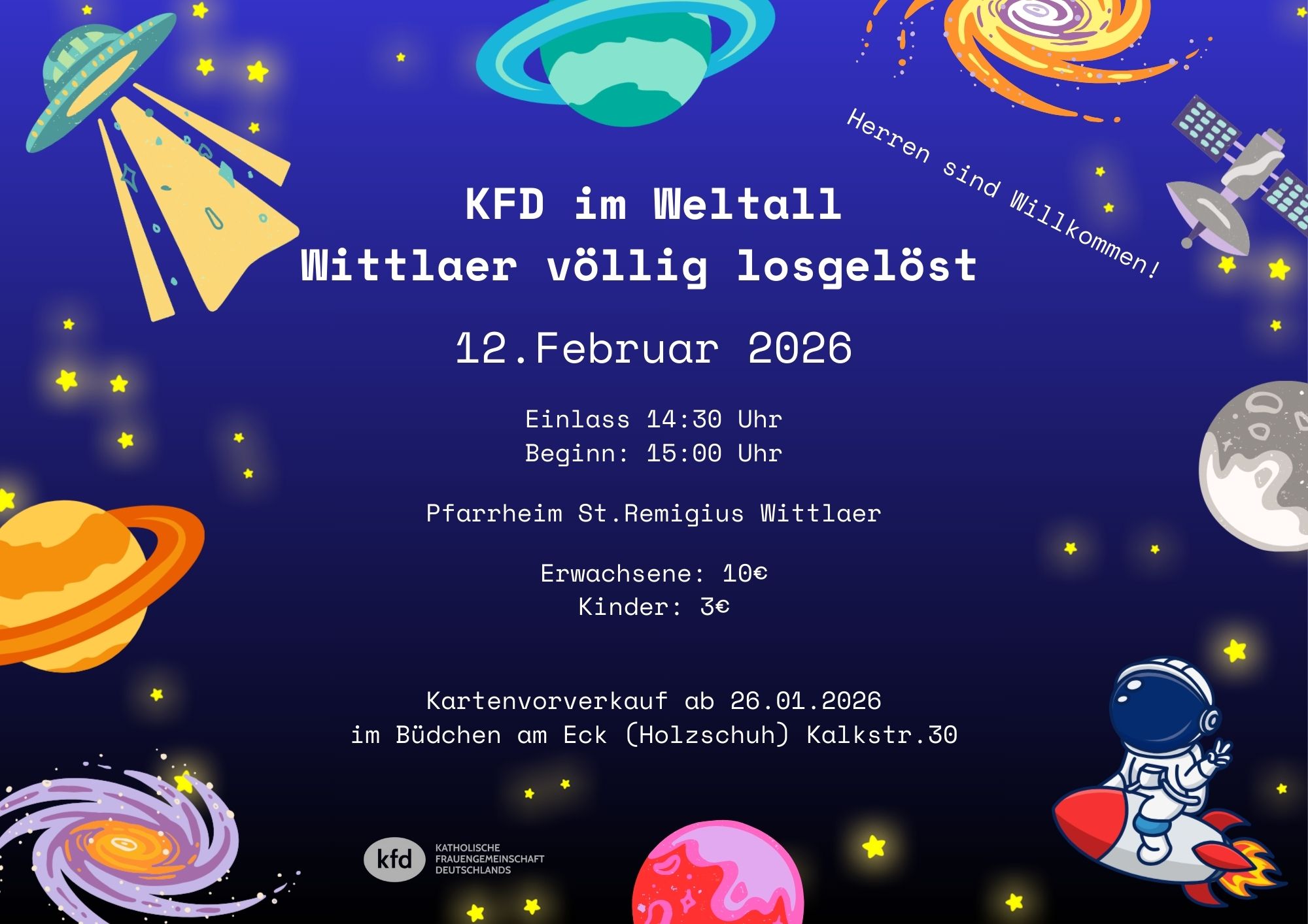 Karneval in Wittlaer: kfd feiert völlig losgelöst