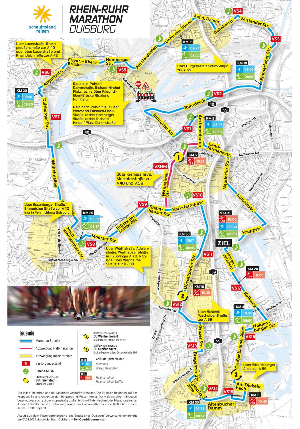 Rhein-Ruhr-Marathon steigt am 10. Mai – Feten an der Strecke