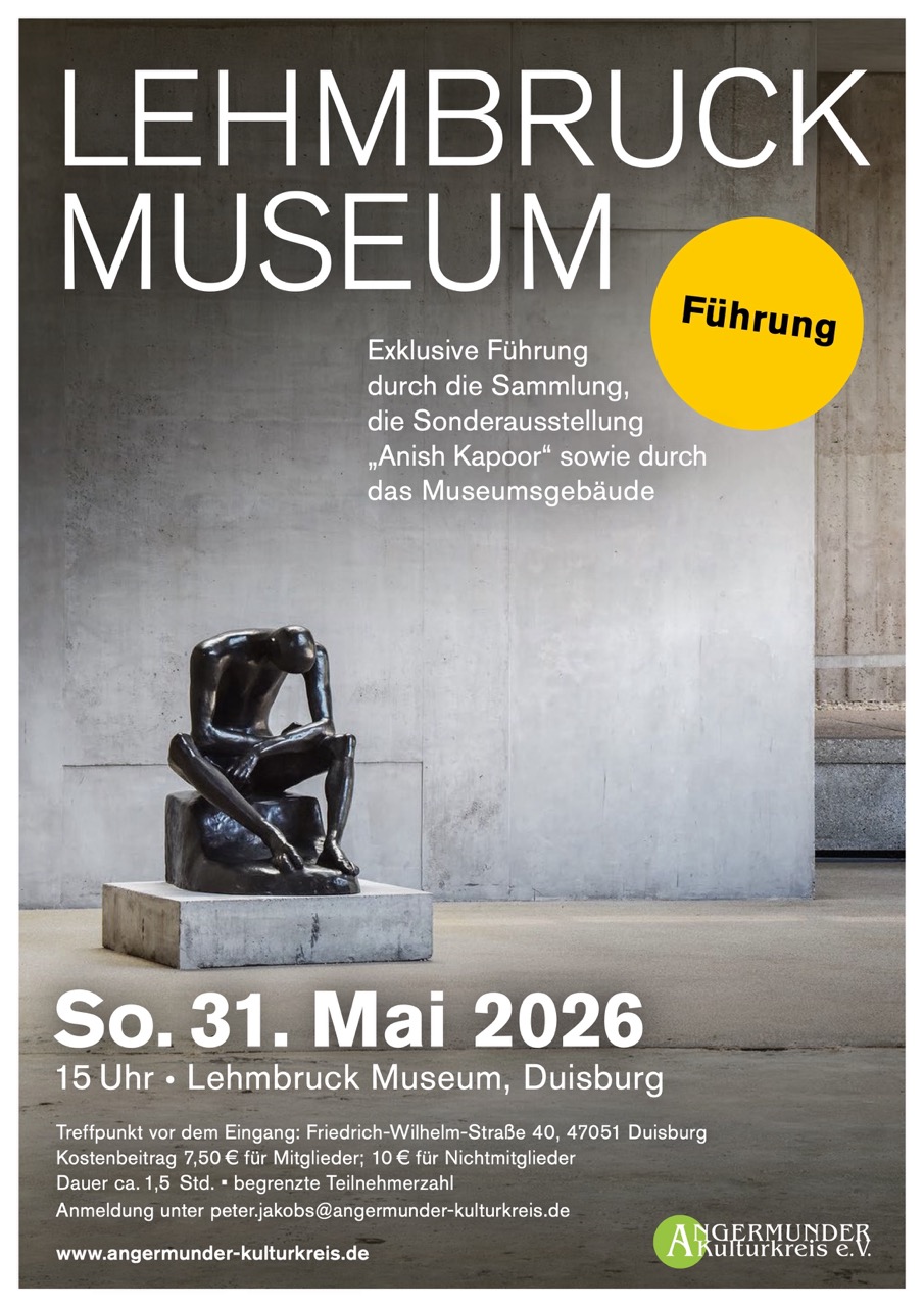 Angermunder Kulturkreis führt durch das Lehmbruck Museum in Duisburg