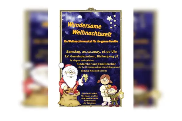 Wundersame Weihnachtszeit – Ein Weihnachtsmusical