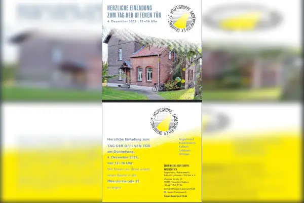 Ökumenische Hospizgruppe Kaiserswerth: Tag der offenen Tür