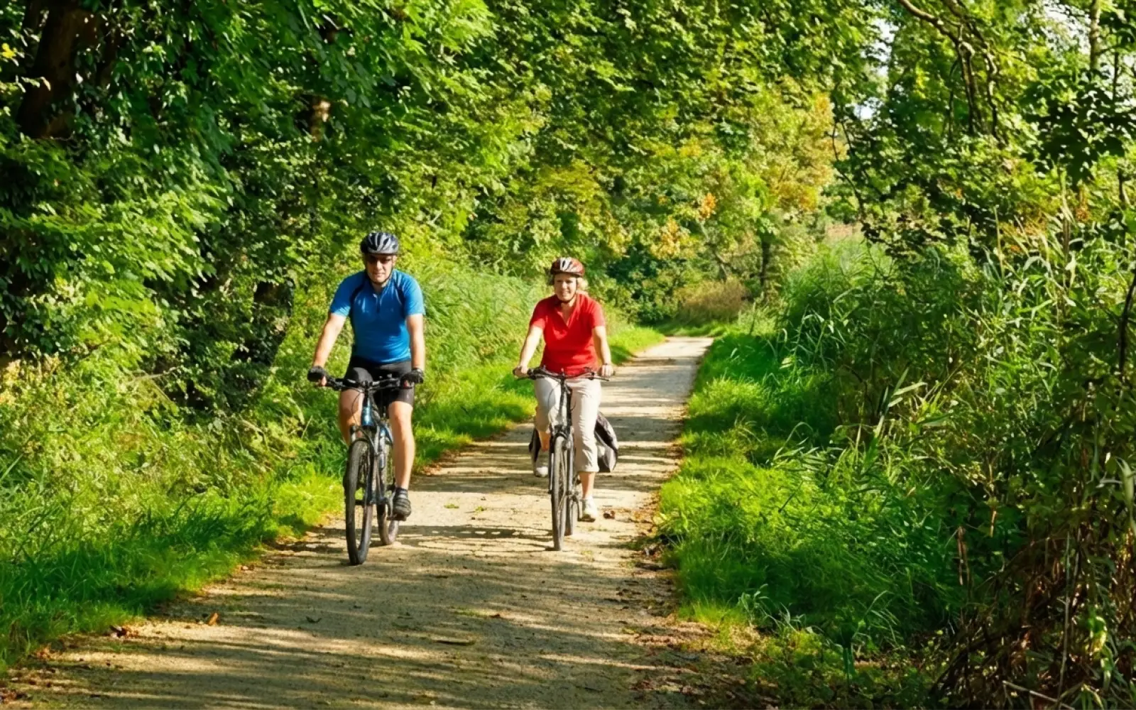 Die Sermer wünschen sich, schneller nach Huckingen radeln zu können. Naturnah und fast autofrei. Kurze Stücke an der B288 könnten dafür hergerichtet werden. Foto: KI-generiert