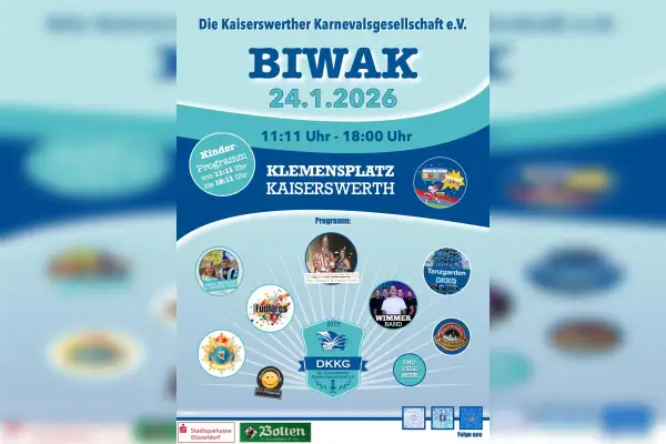 Biwak der Kaiserswerther Karnevalsgesellschaft