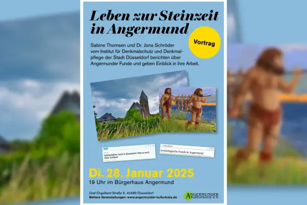 Steinzeitfunde in Angermund: Vortrag im Bürgerhaus