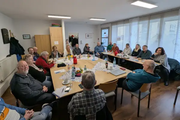 Reger Austausch beim Neujahrsempfang der Bissingheimer Vereine