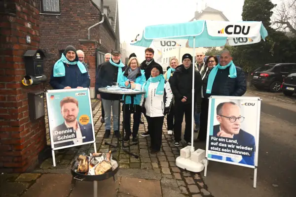 Origineller CDU-Neujahrstreff am Lagerfeuer