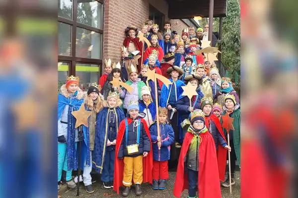 Die Sternsinger machten sich auf den Weg