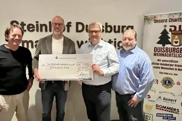 Bürgerverein Huckingen unterstützt das „Duisburger Weihnachtslicht“