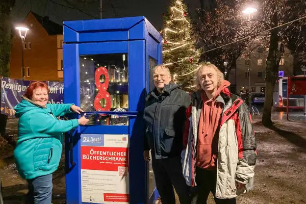Neue Lesezelle in Bissingheim feierlich eröffnet