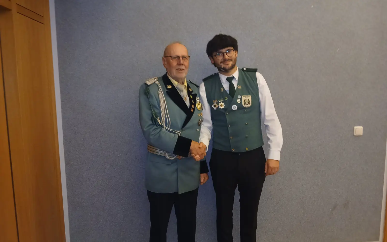 Das sind die neuen Herbstmeister: Uli Mertens und Leo Hilgers von den Jungschützen. Foto: privat