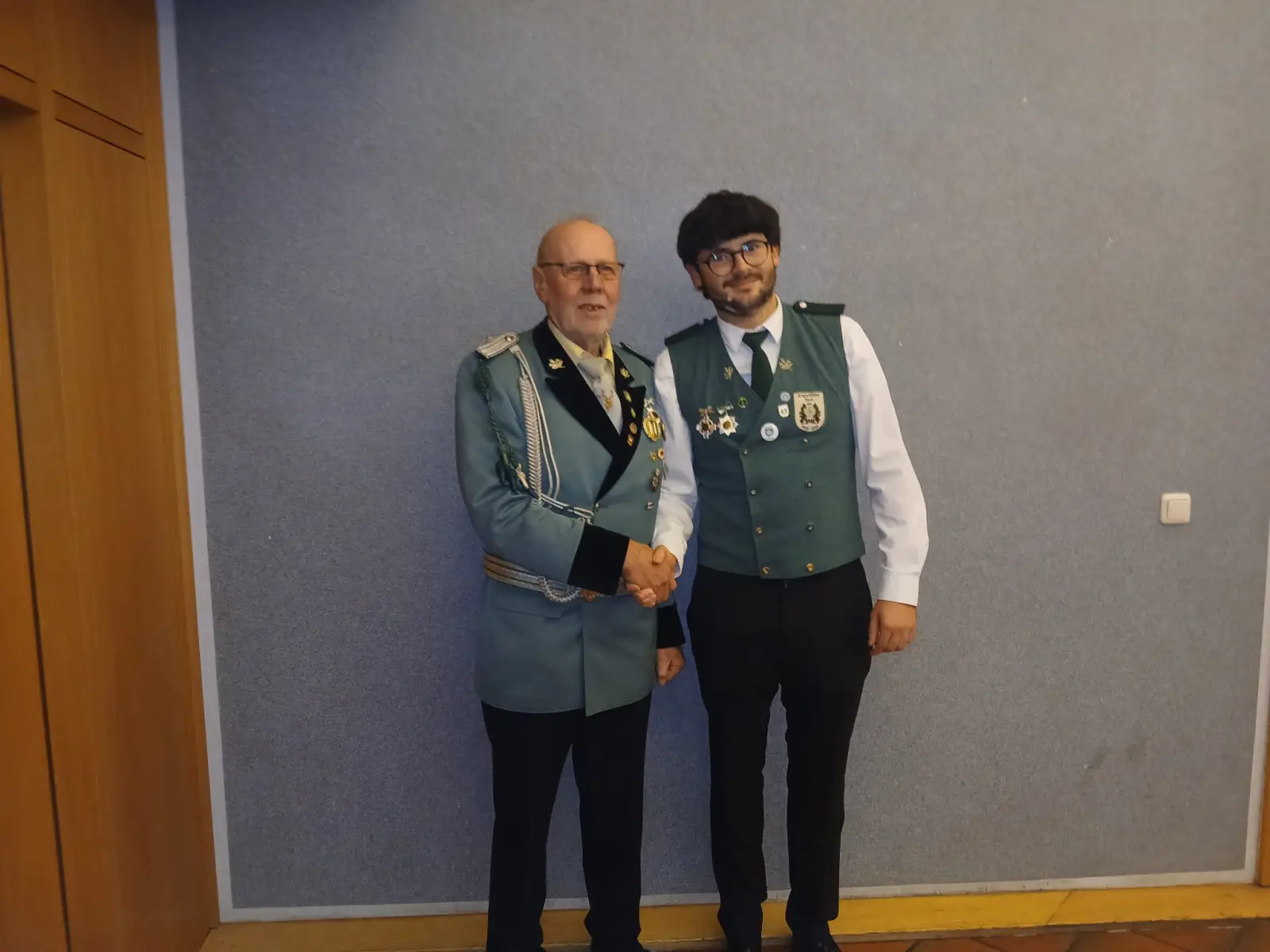 Das sind die neuen Herbstmeister: Uli Mertens und Leo Hilgers von den Jungschützen. Foto: privat