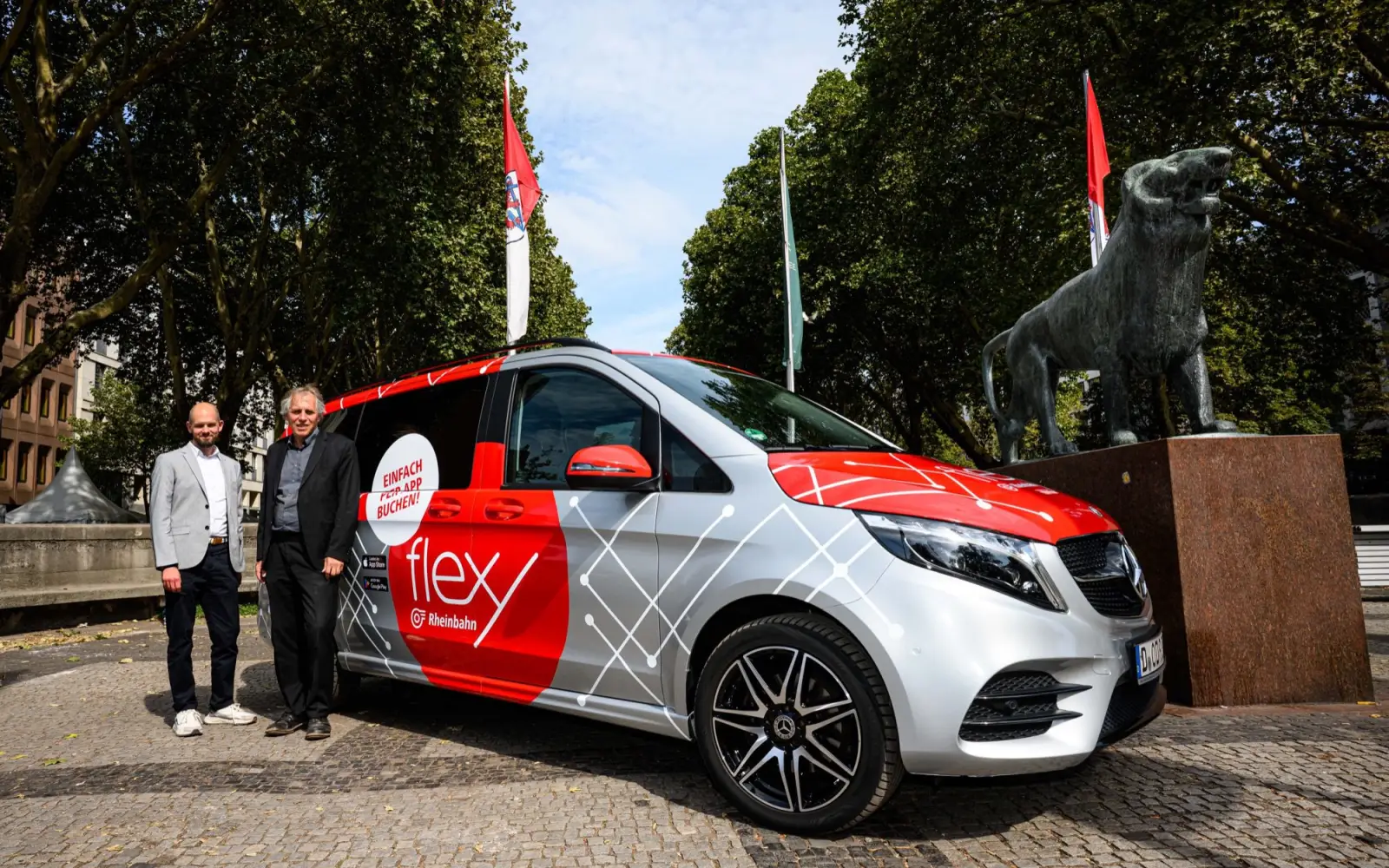Mit den flexy-Fahrzeugen erweitert die Rheinbahn ihren On-Demand-Service auf zahlreiche Stadtteile im Norden und Osten. Foto: Rheinbahn
