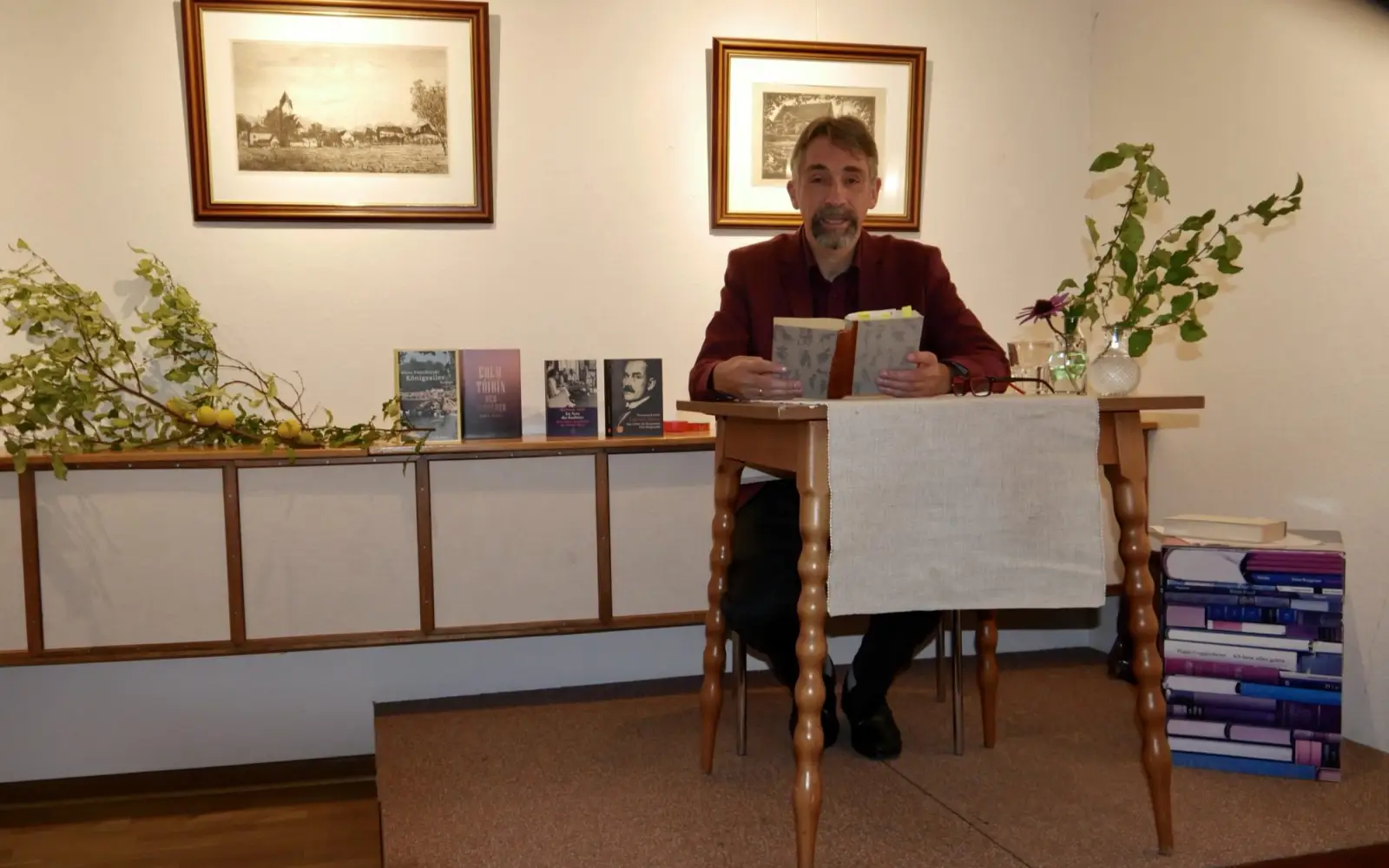 Uwe Florin begeisterte die Zuhörer mit seiner Stimme. Foto: cj