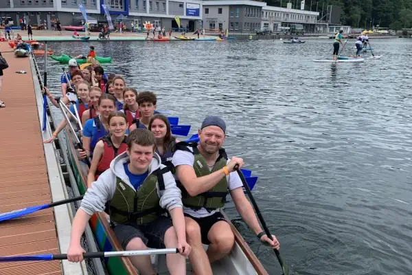 Großer Andrang beim NRW Kanu-Testival an der Duisburger Regattabahn