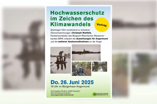Experte des Wasserverbandes informiert über Maßnahmen entlang der Anger