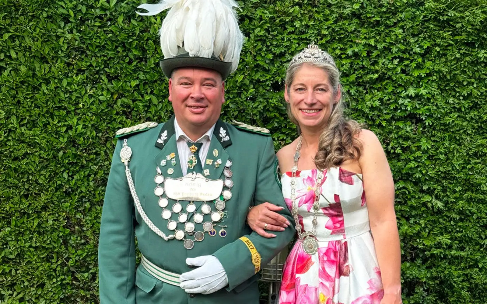 Holger und Simone Kühnen bilden das Königspaar 2024/25 und engagieren sich mit Freude für das Schützenwesen in Wedau. Foto: privat