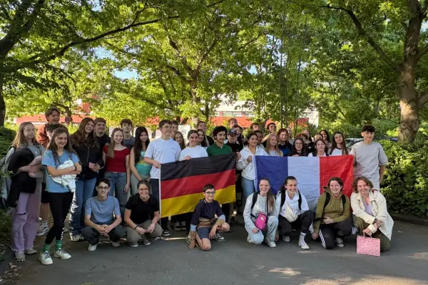 MMG-Schüler zeigten französischen Freunden ihre Stadt