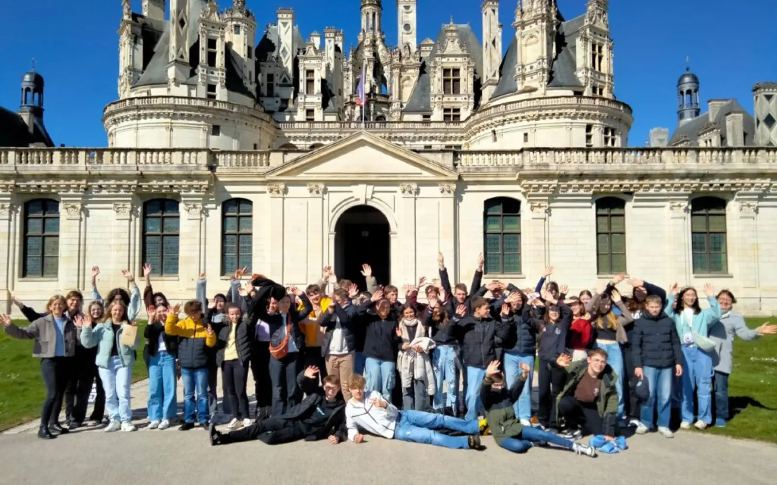 Beim Besuch in Frankreich stand auch ein Ausflug zum Schloss Chambord auf dem Programm. Foto: privat