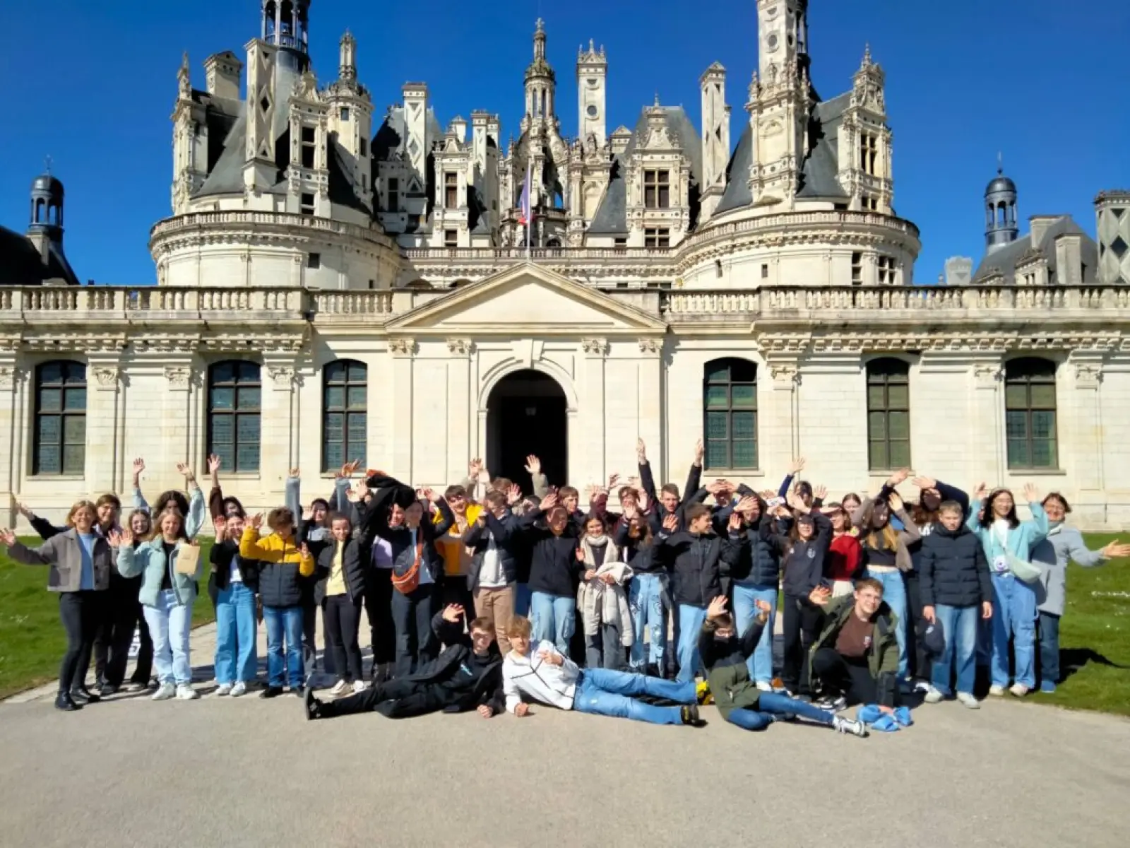 Beim Besuch in Frankreich stand auch ein Ausflug zum Schloss Chambord auf dem Programm. Foto: privat