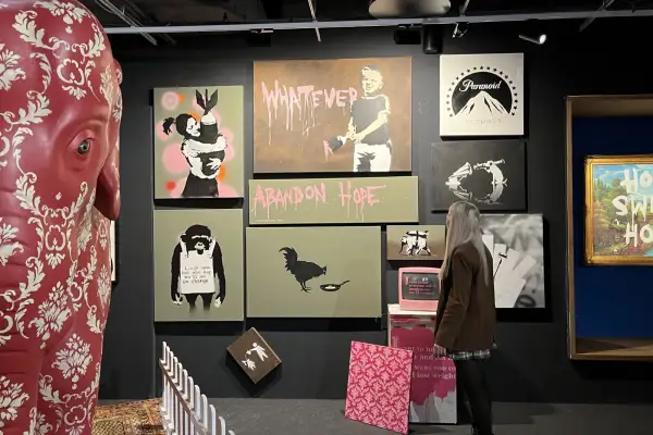 Banksy-Ausstellung in Düsseldorf eröffnet auf der Schadowstraße