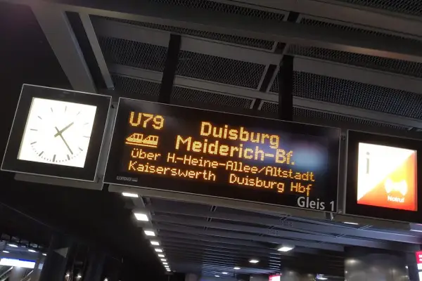 Deckenbauarbeiten im U-Bahnhof Nordstraße sorgen für Fahrplanänderungen