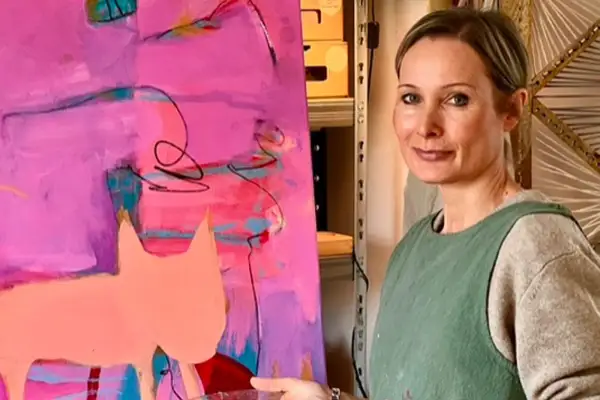 Erinnerungen in Farbe: Pia Seemann zeigt Acrylbilder im Bürgerhaus Angermund