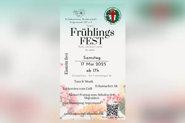 Königspaar Schilling lädt zum Frühlingsfest in Angermund