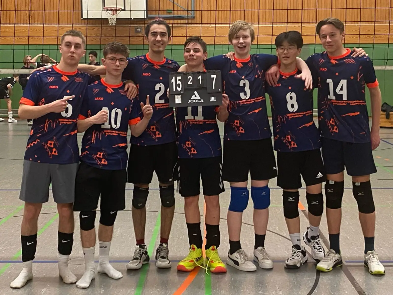 Die U18-Jungenvolleyballmannschaft des TV Angermund hat sich in ihrer ersten Saison erfolgreich behauptet. Foto: privat