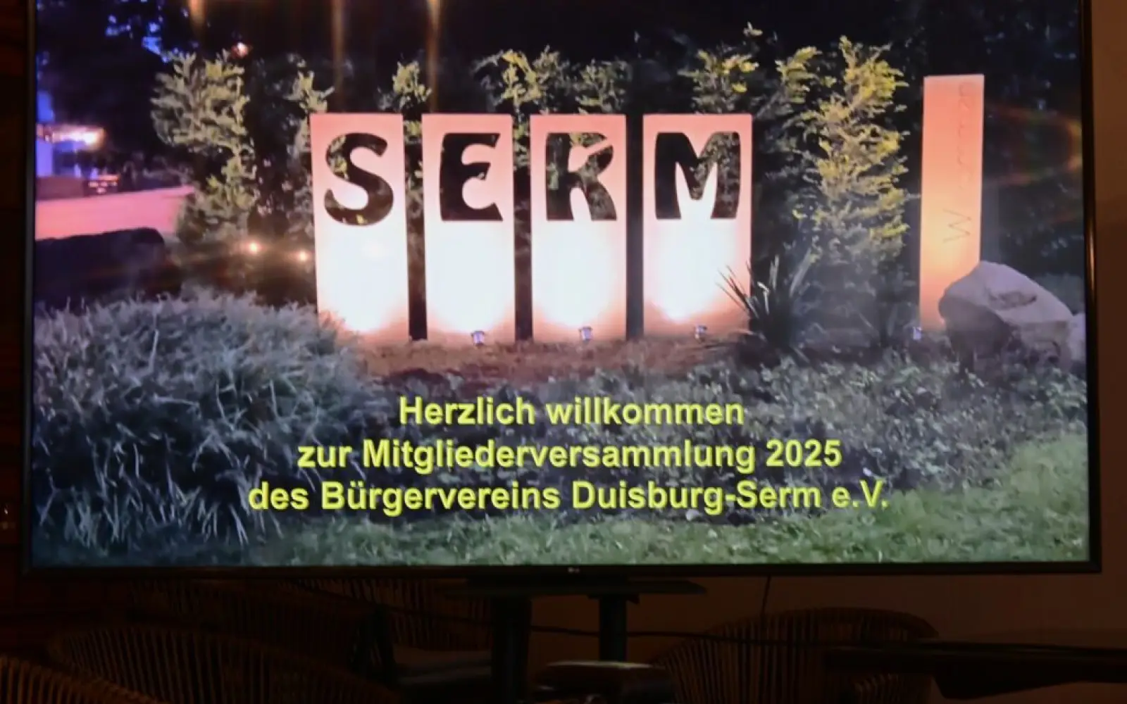 In der „Schenke“ tauschten sich die Mitglieder des Bürgervereins Serm über die Aktivitäten aus.
Foto: sam