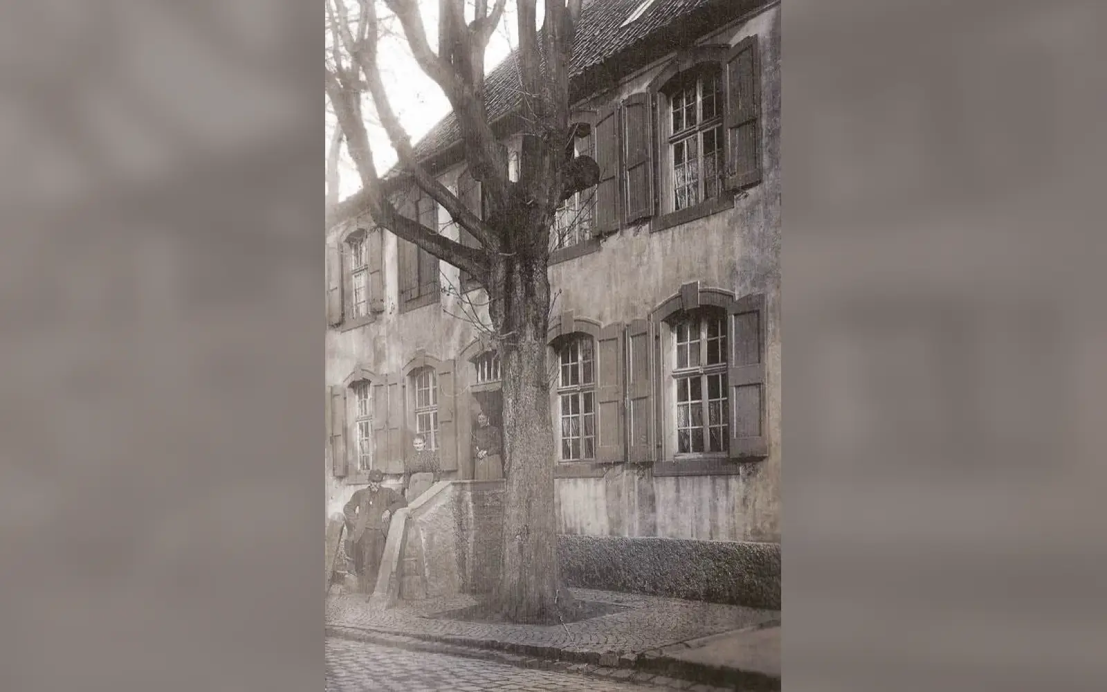1911: Wohnhaus der Familie Beckmann.