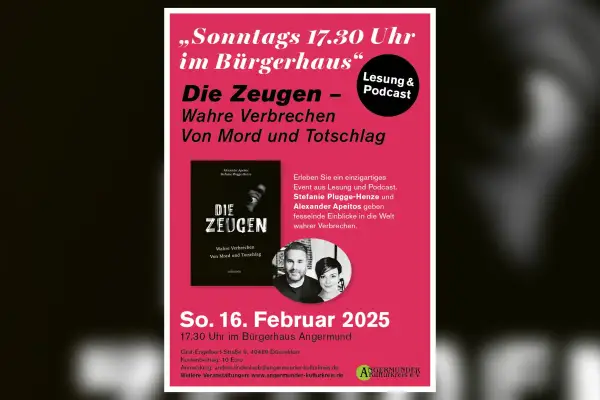 Lesung und Podcast in Angermund: Fesselnde Einblicke in wahre Verbrechen
