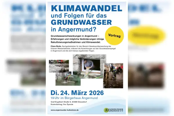 Klimawandel und Folgen für das Grundwasser in Angermund