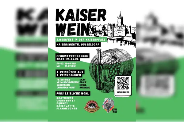 „KaiserWein“ – Zweites Weinfest in der Kaiserpfalz