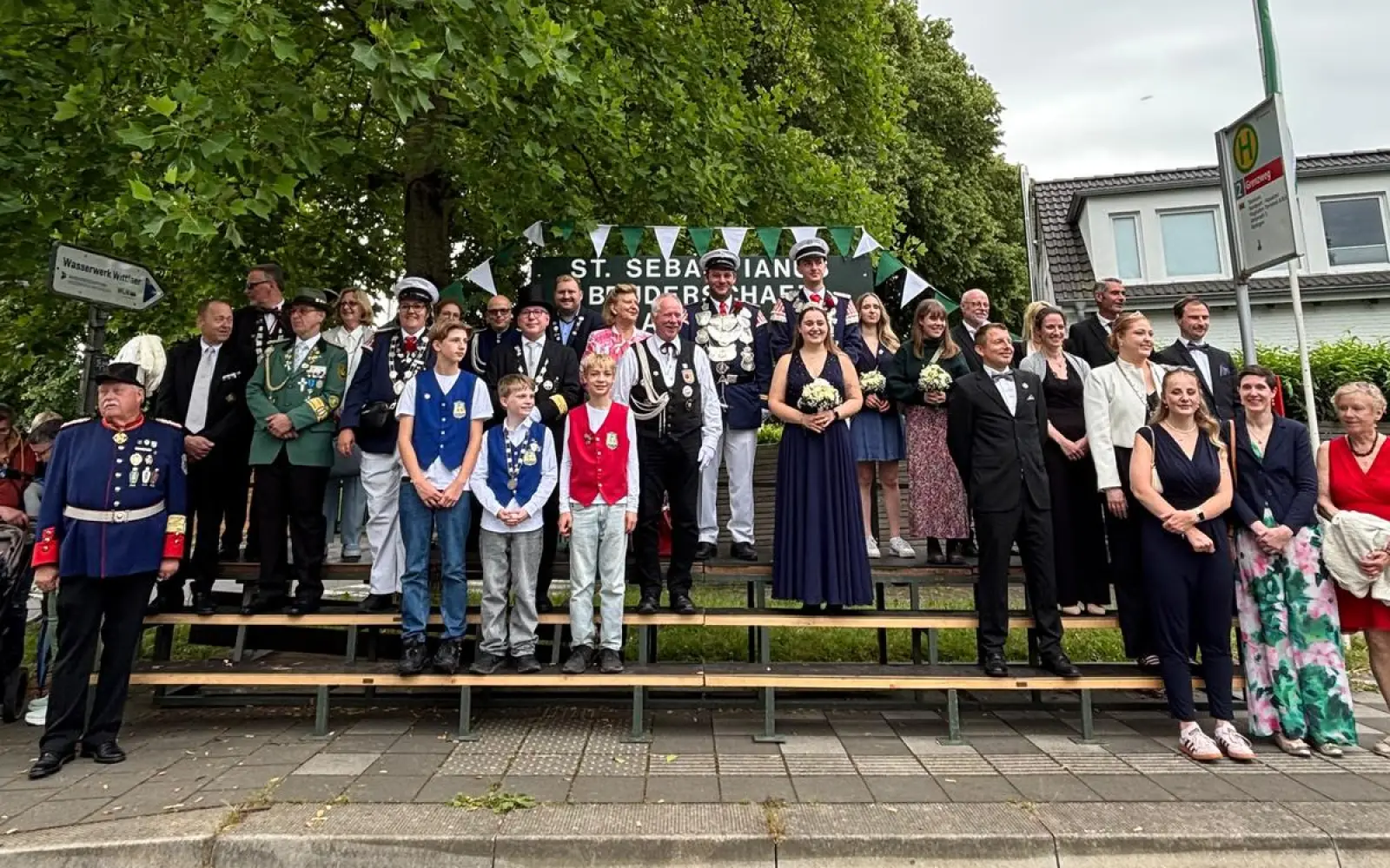 Die Festzüge mit Parade am Samstag und Sonntag blieben trocken. Foto: privat
