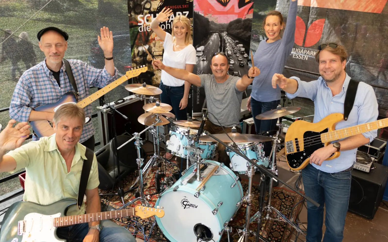 Die 6-köpfige Band „Chillin Con Cover“ bietet gute, handgemachte Livemusik und interpretiert Rock- und Pop Hits von 1960 bis heute. Foto: www.chillin-con-cover.de