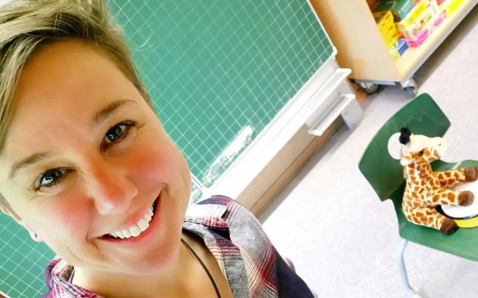 Gewaltpräventionstrainerin Nicole Schreiber gibt Selbstbehauptungstraining. Foto: privat