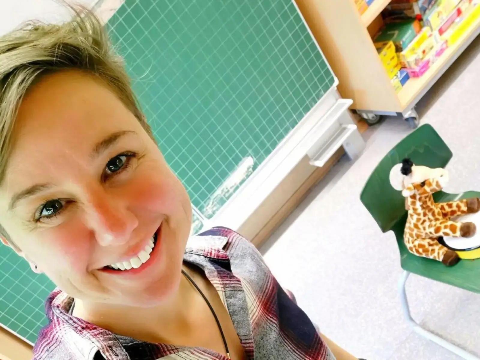 Gewaltpräventionstrainerin Nicole Schreiber gibt Selbstbehauptungstraining. Foto: privat