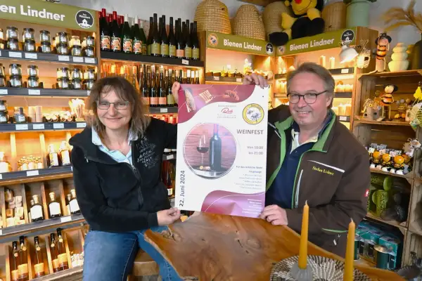 Erstes Weinfest bei „Bienen Lindner“ in Serm