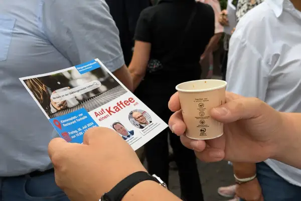 Auf einen Kaffee mit dem Oberbürgermeister und Bezirksbürgermeister
