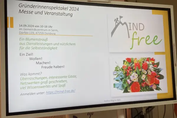 Das erste Gründerinnen-Spektakel in Duisburg Serm 2024