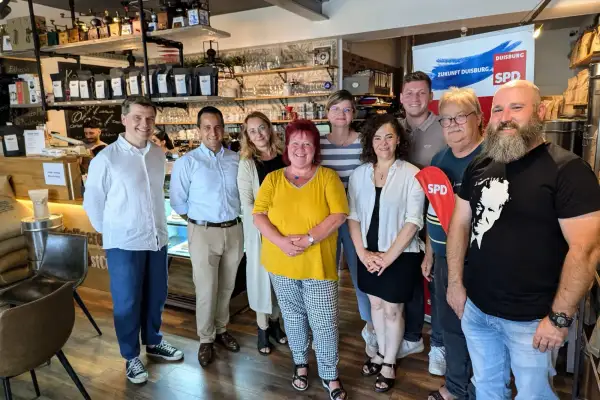 Ungezwungener Plausch in Buchholz: Auf einen Kaffee mit der SPD