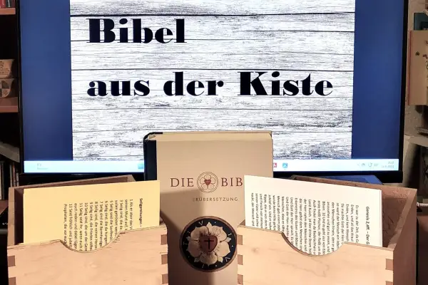 Bibel aus der Kiste: Gespräch über den Glauben in Ungelsheim