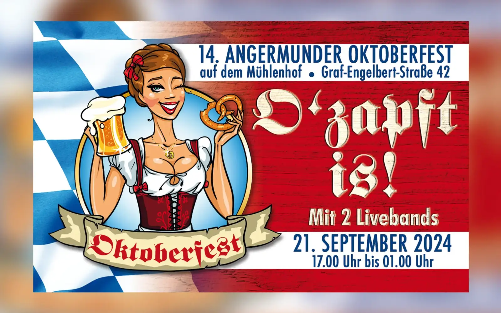 Oktoberfest in Angermund: 14. Jubiläum auf dem Mühlenhof Wolff